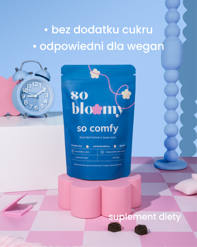 żelki z ashwagandhą na uspokojenie - so comfy