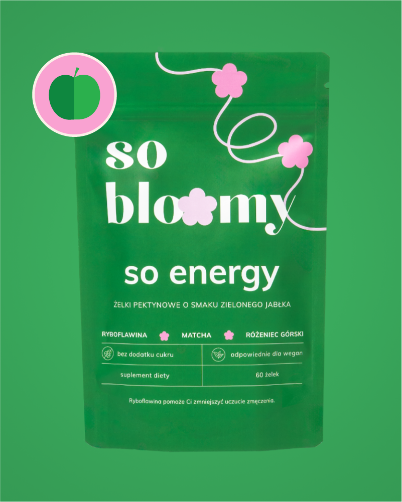 żelki energetyczne z matchą - so energy