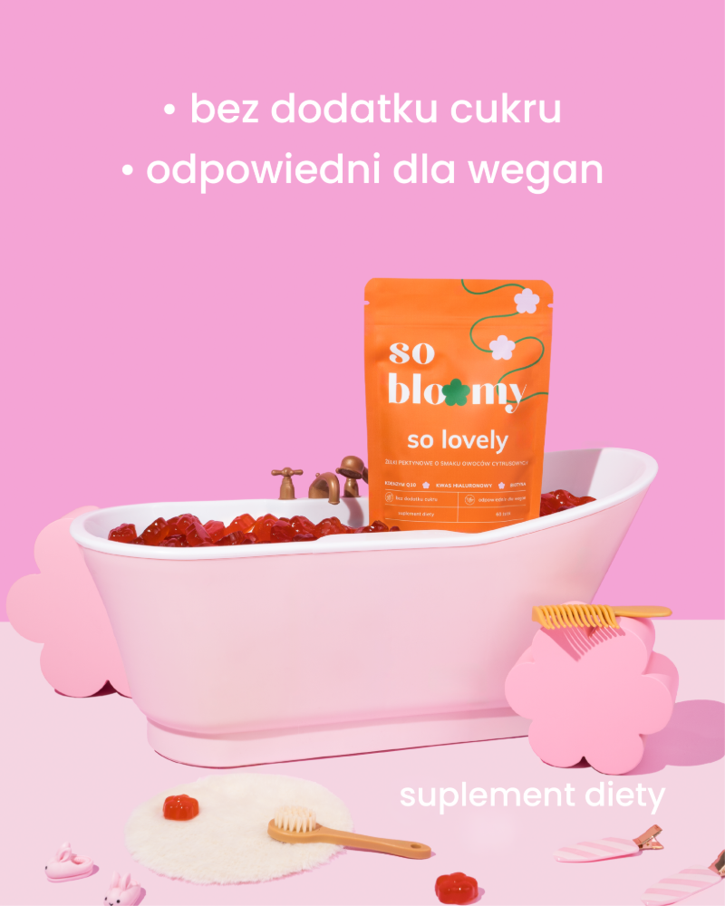 żelki na włosy i paznokcie z biotyną i cynkiem - so lovely