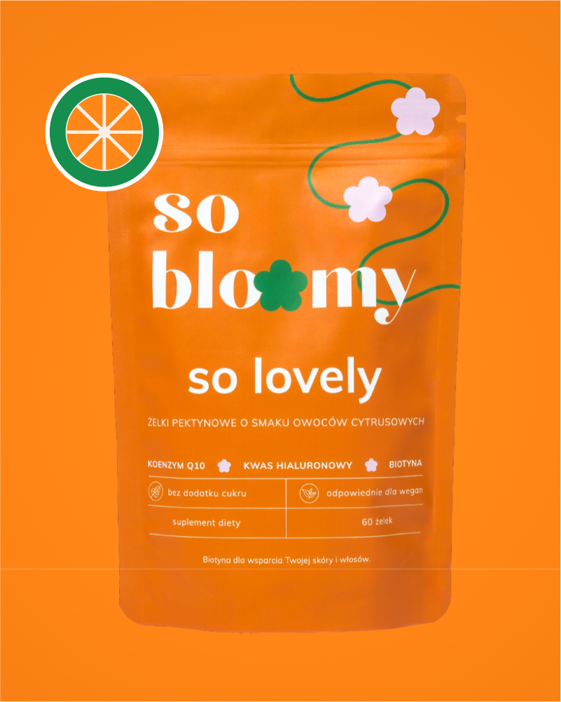 żelki na mocne włosy i paznokcie z biotyną i cynkiem - so lovely