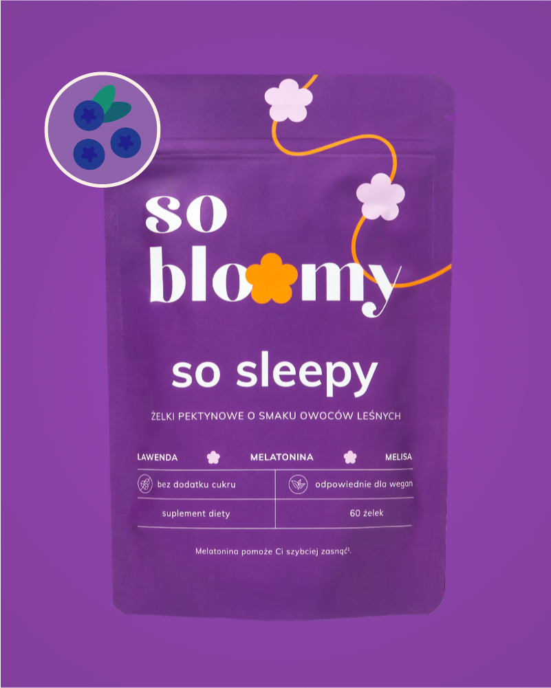 żelki na spokojny sen z melatoniną - so sleepy