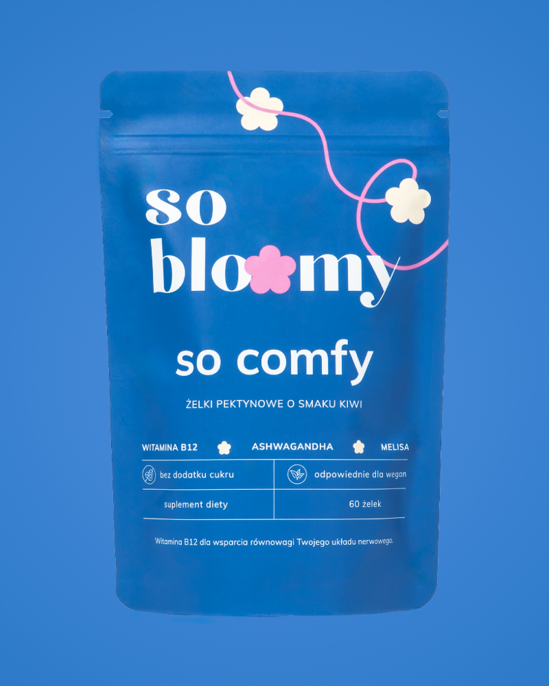 so comfy - żelki z ashwagandhą na uspokojenie