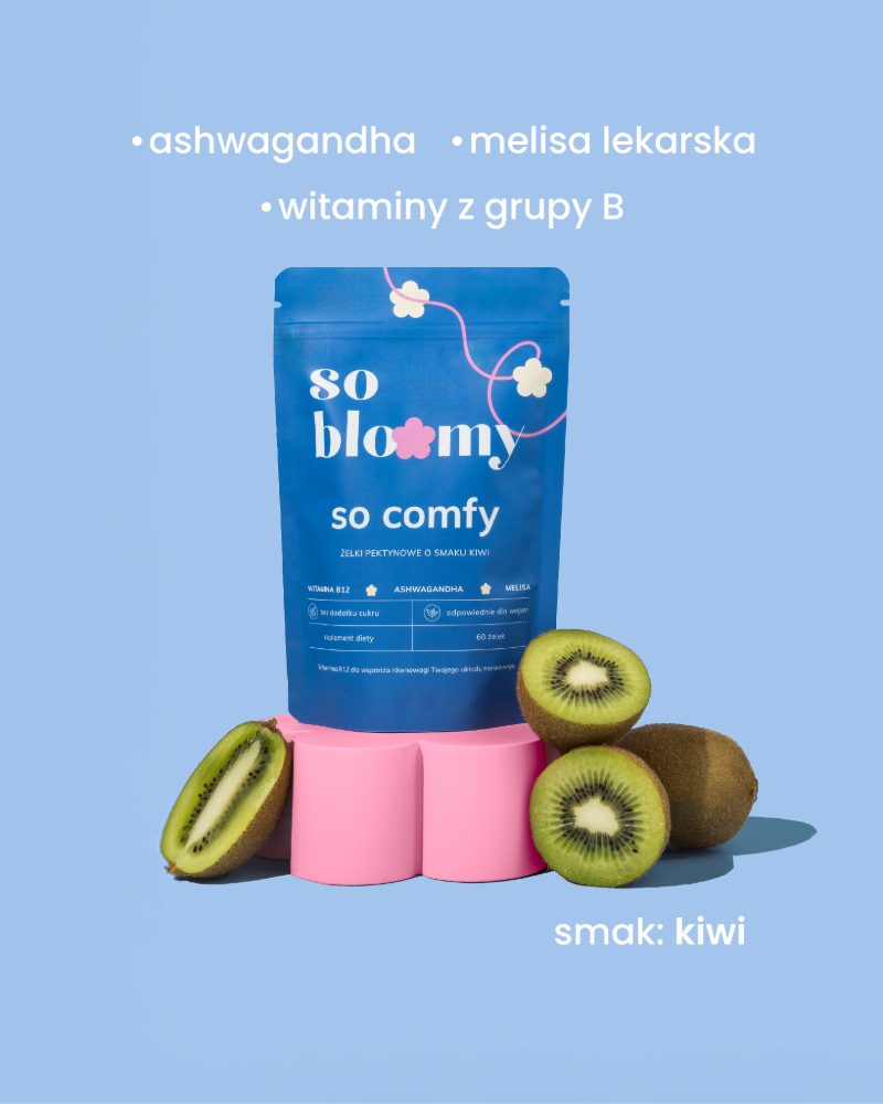 so comfy - żelki z ashwagandhą na uspokojenie