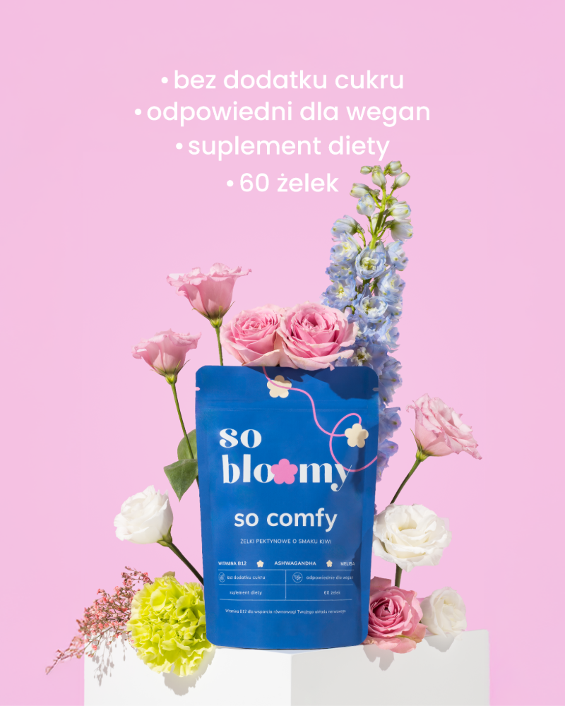 so comfy - żelki z ashwagandhą na uspokojenie