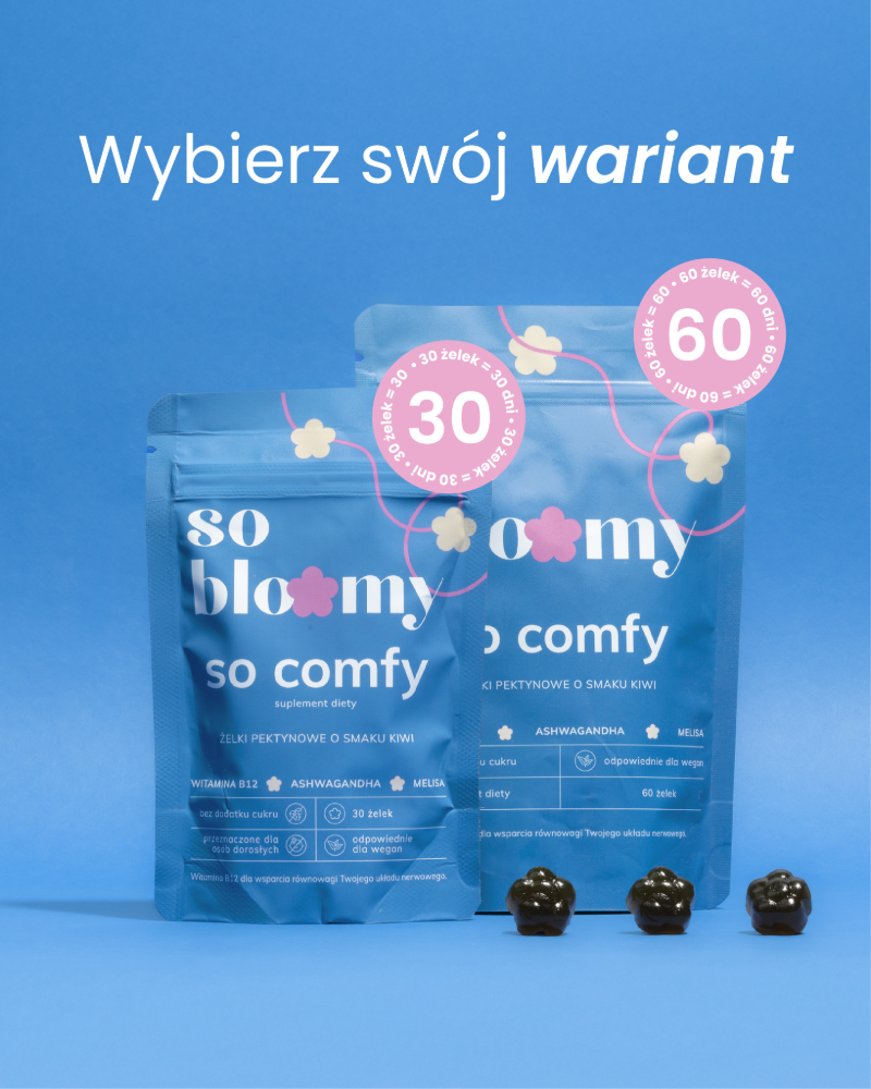 żelki z ashwagandhą na uspokojenie - so comfy
